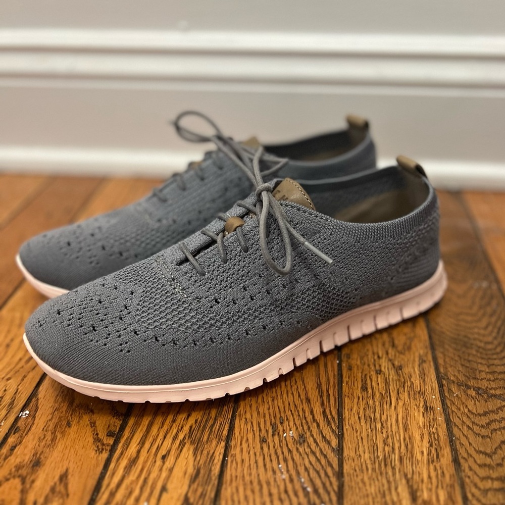 Cole Haan. Grey with a light pink sole. Size 9. NWOT.